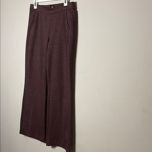 Lee Women's Burgundy Flare Pants - Picture 5 of 8